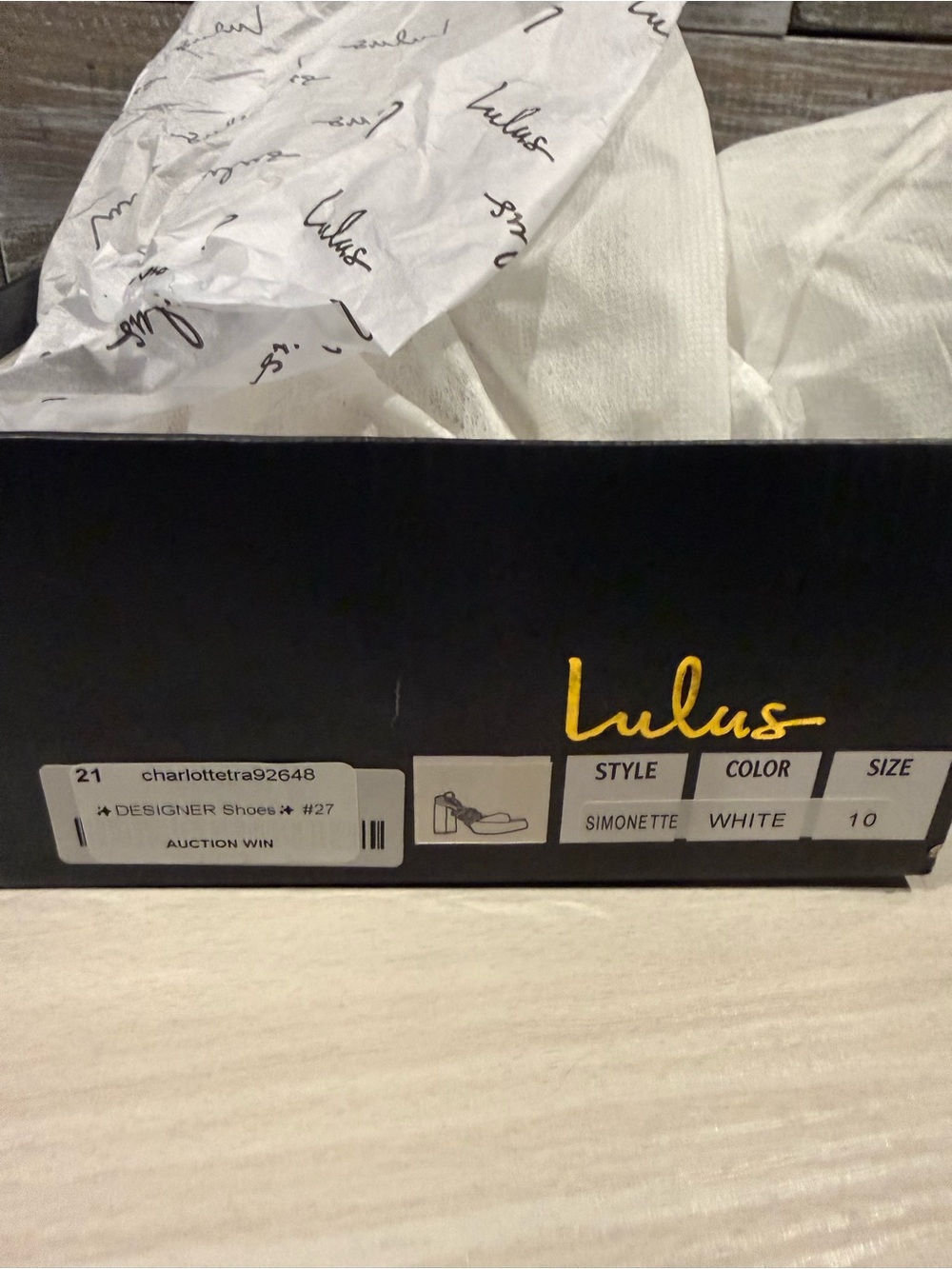 Lulu's White Lace-Up Platform Sandals - Picture 4 of 5
